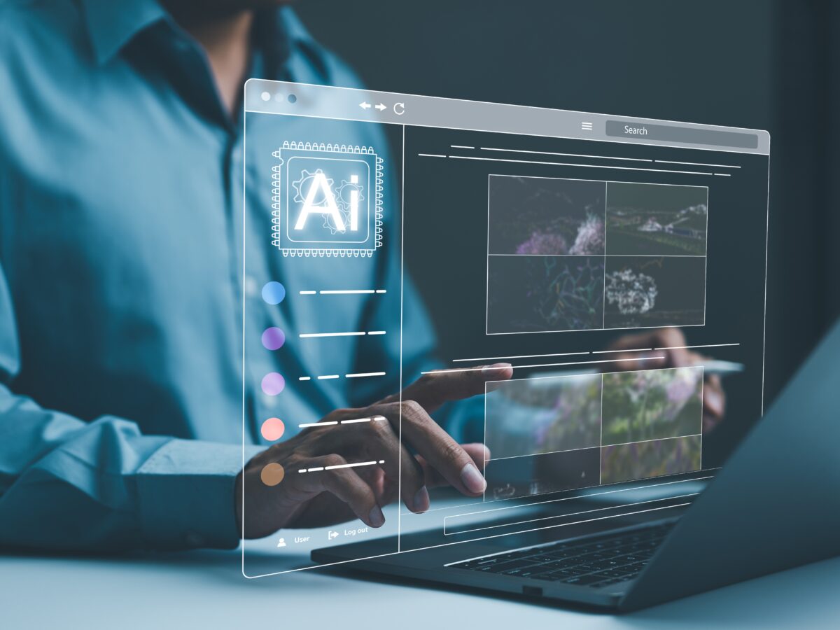 Ai,Image,Creation,Technology.,Man,Use,Ai,Software,On,A