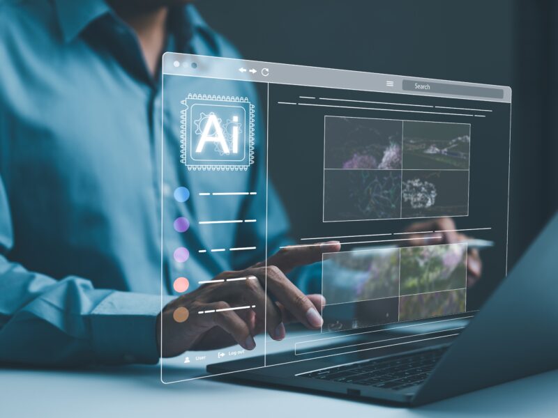 Ai,Image,Creation,Technology.,Man,Use,Ai,Software,On,A